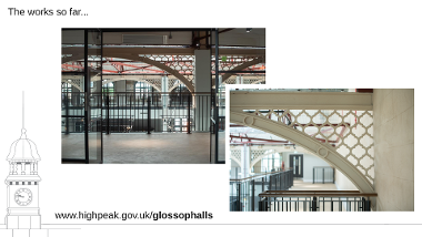 Glossop market mezzanine floor works so far